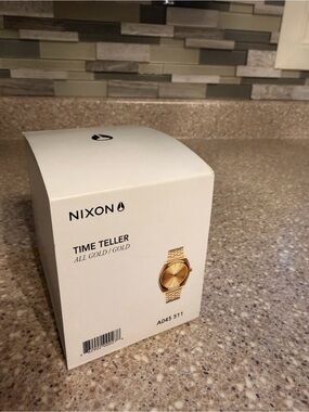 Nixon Time Teller Gold Tone Stainless Steel Watch (gold)